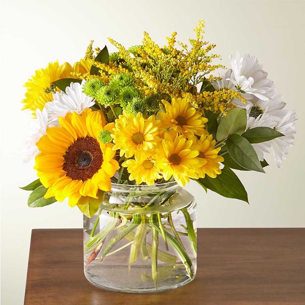 Hello Sunshine Bouquet – The Asheville Florist, Swannanoa NC