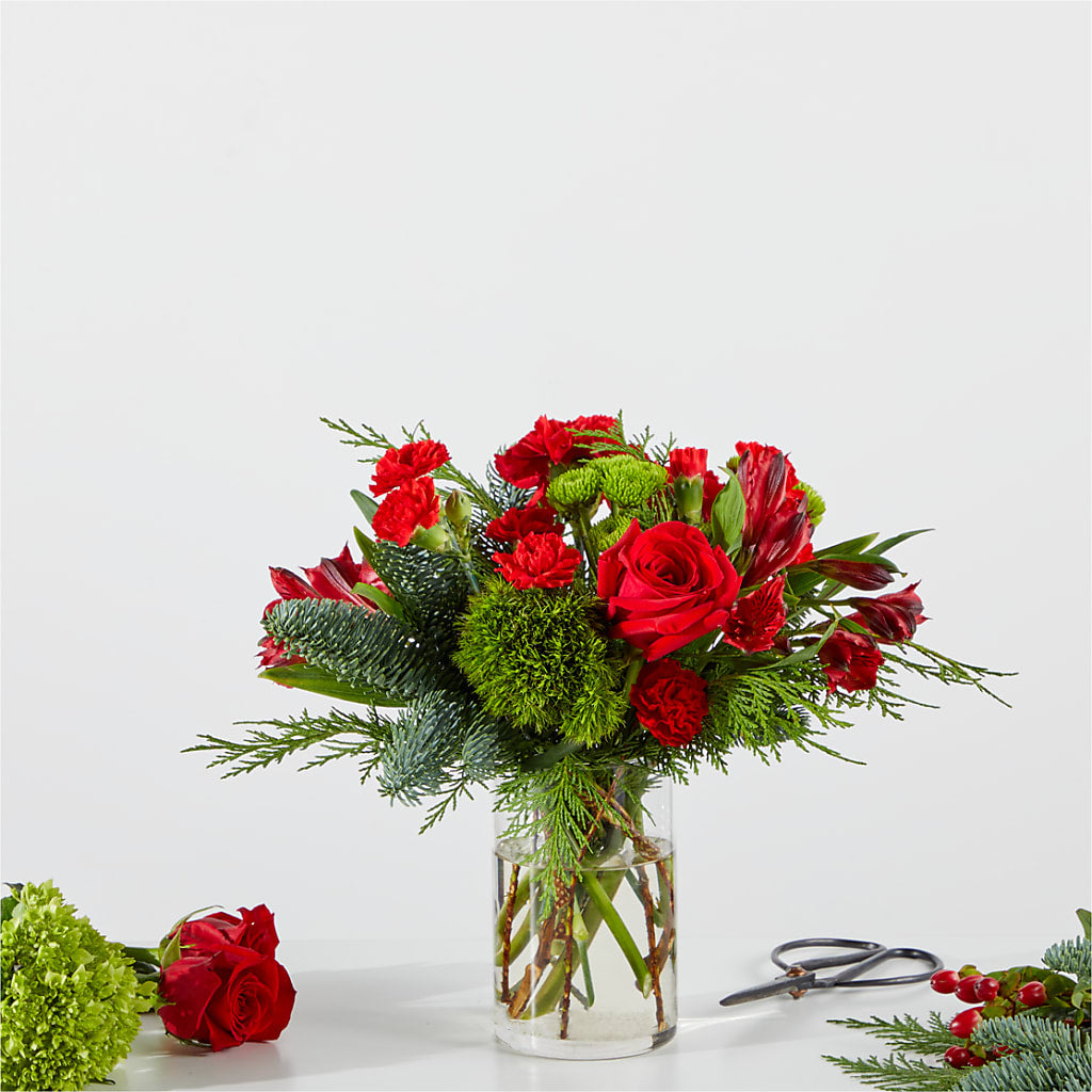 Merry Moment Bouquet – A Florist Original – The Asheville Florist, Swannanoa NC
