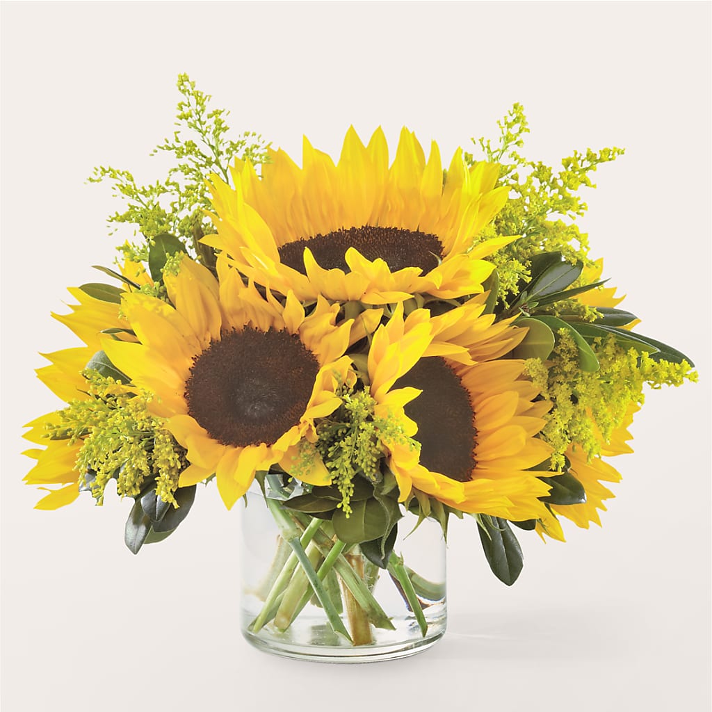 Beaming Sunflower Bouquet – The Asheville Florist, Swannanoa NC