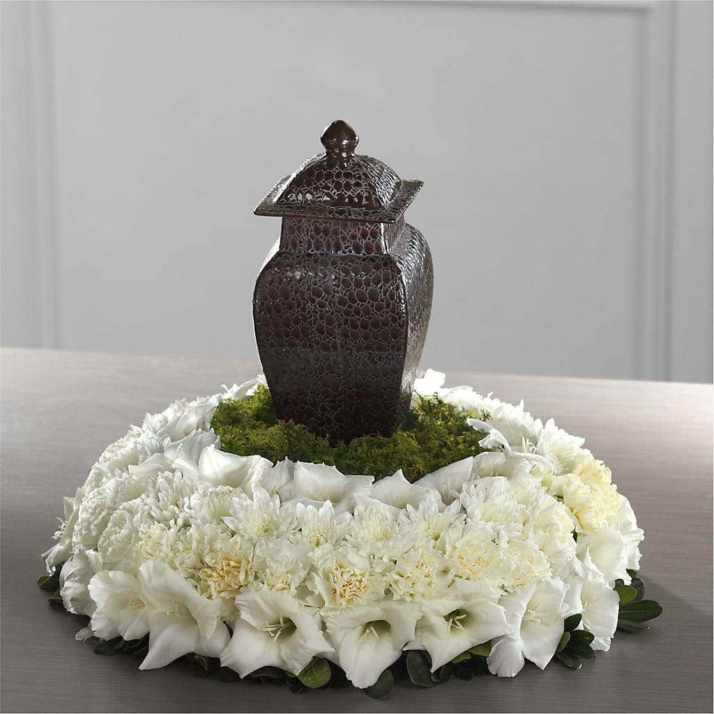 Encircling Grace Arrangement – The Asheville Florist, Swannanoa NC