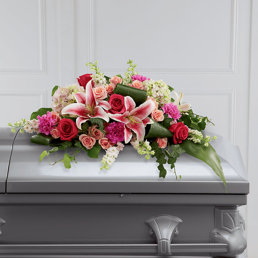 Splendid Grace Casket Spray – The Asheville Florist, Swannanoa NC
