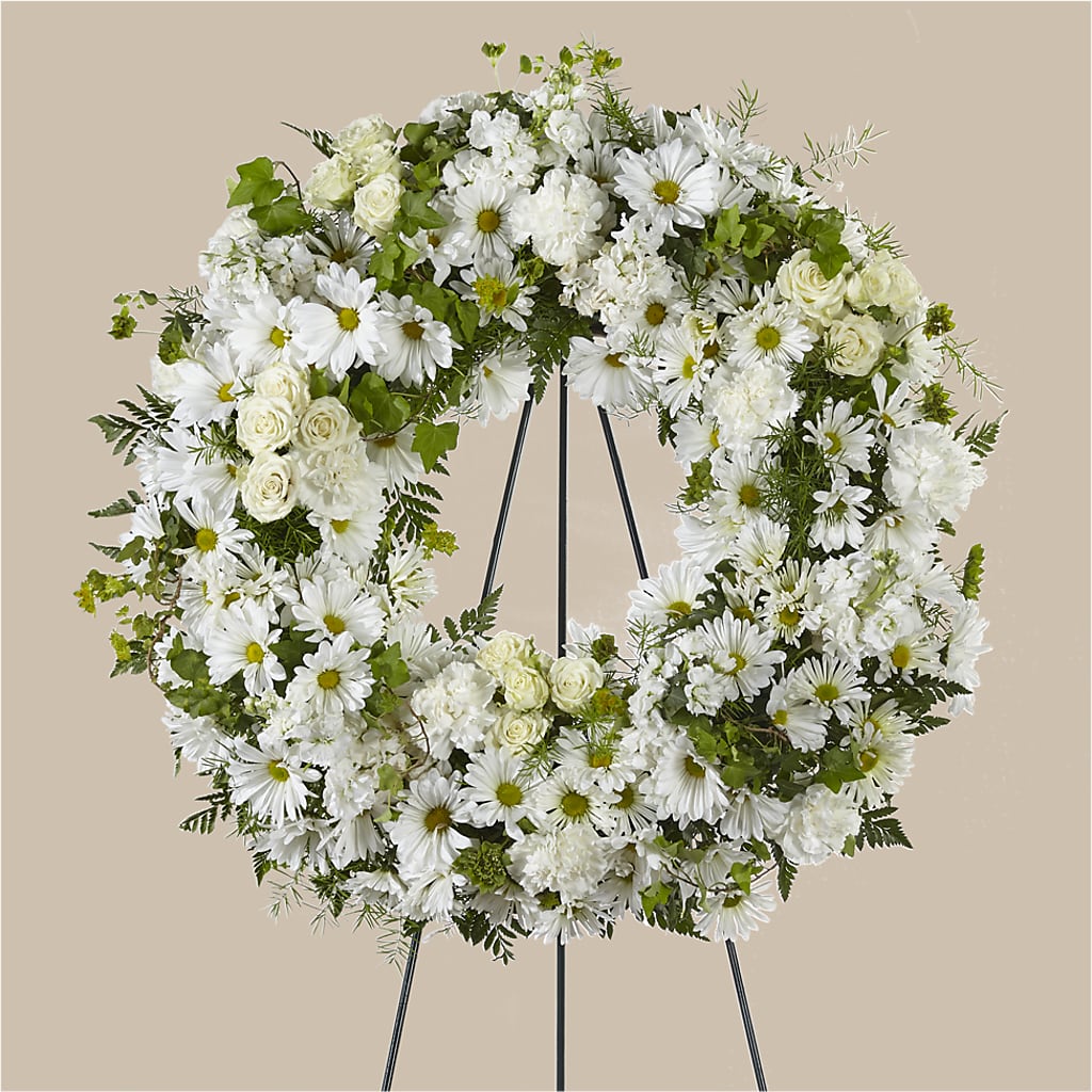 Faithful Wishes Wreath – The Asheville Florist, Swannanoa NC