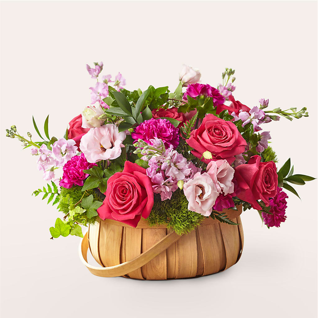 Radiance in Bloom Basket – The Asheville Florist, Swannanoa NC