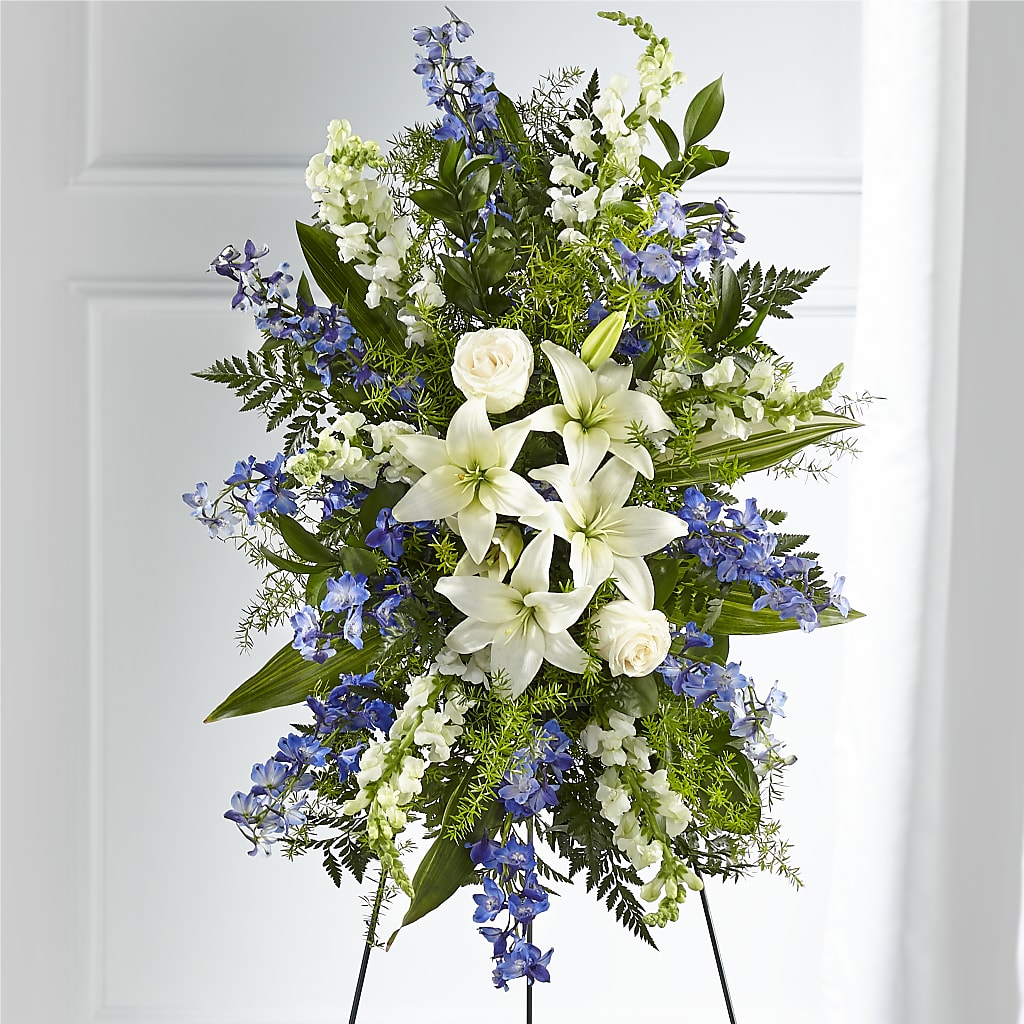 Faithful Friend Standing Spray – The Asheville Florist, Swannanoa NC
