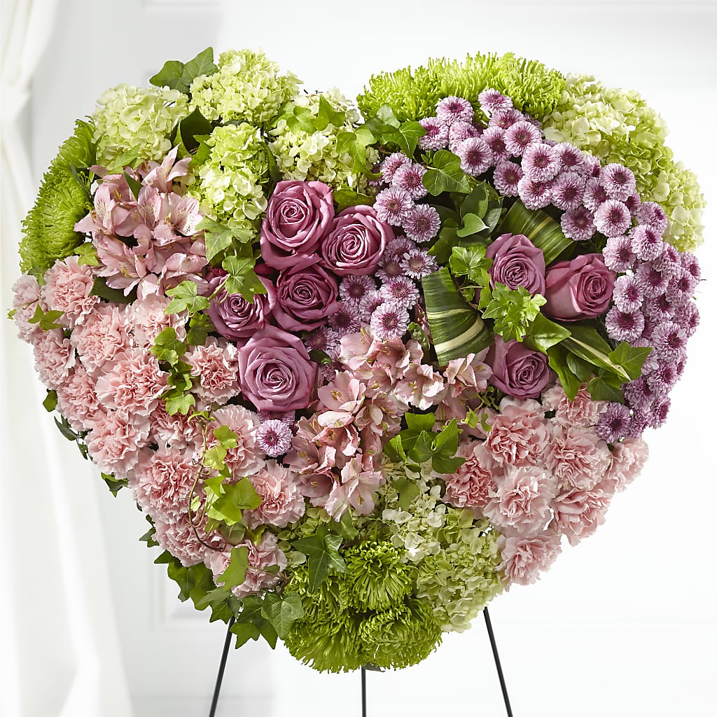 Heartwarming Standing Heart – The Asheville Florist, Swannanoa NC