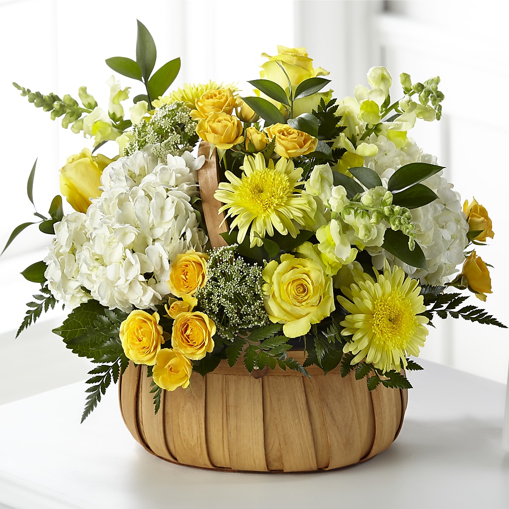 Rustic Remembrance Basket – The Asheville Florist, Swannanoa NC