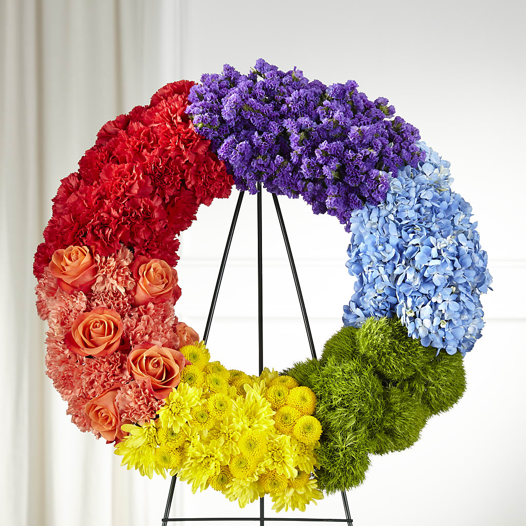 Circle of Love Wreath – The Asheville Florist, Swannanoa NC