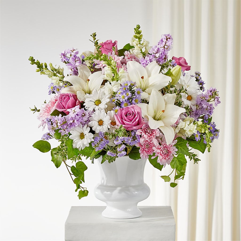 Remarkable Life Urn Arrangement – The Asheville Florist, Swannanoa NC