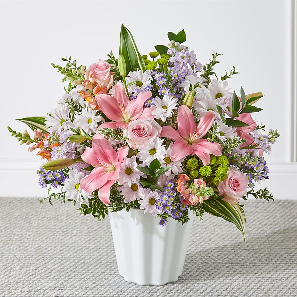 Abundant Compassion Floor Basket – The Asheville Florist, Swannanoa NC