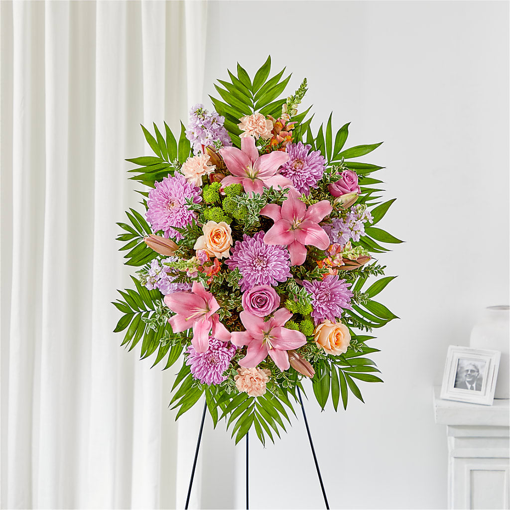 Love & Light Standing Spray – The Asheville Florist, Swannanoa NC