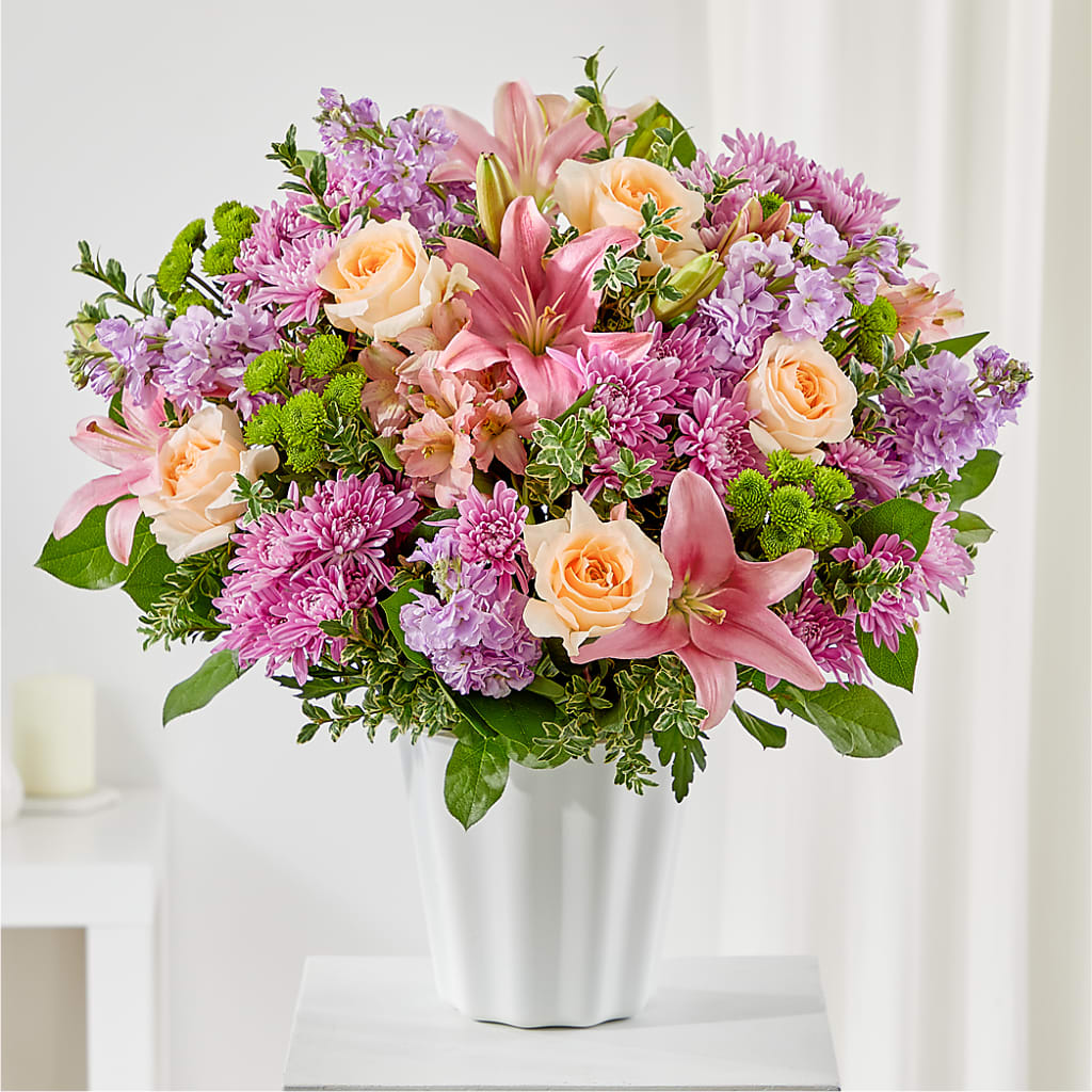 Supportive Embrace Tabletop Basket – The Asheville Florist, Swannanoa NC