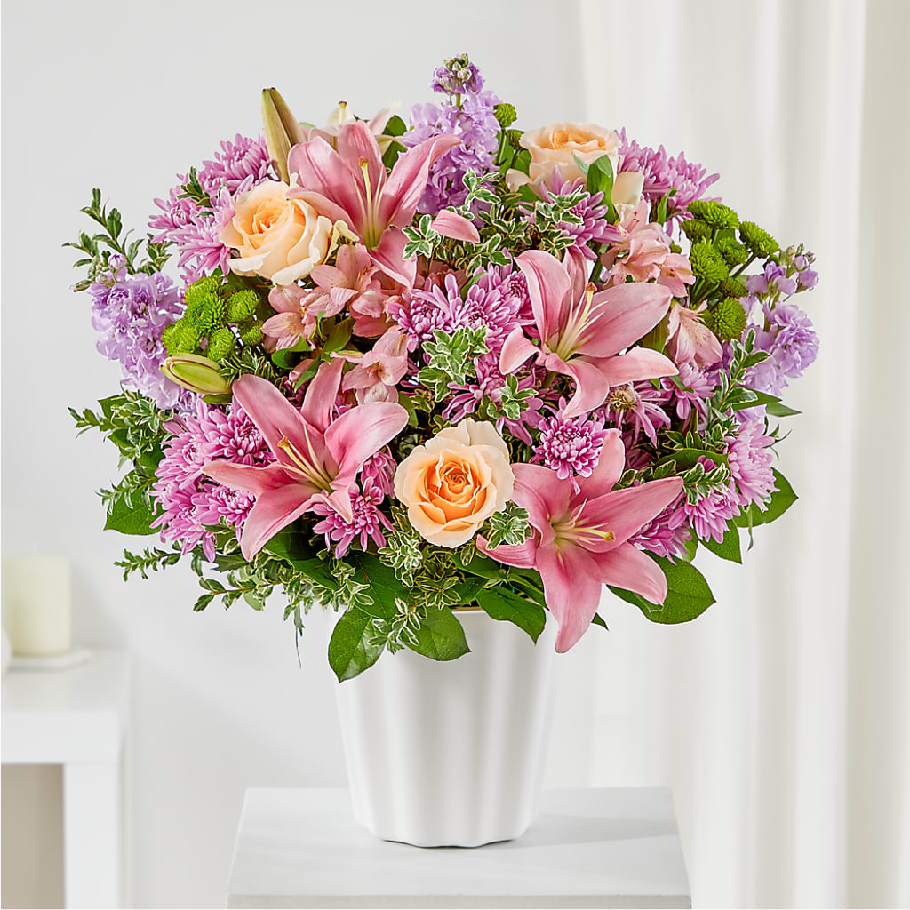 Supportive Embrace Tabletop Basket – The Asheville Florist, Swannanoa NC