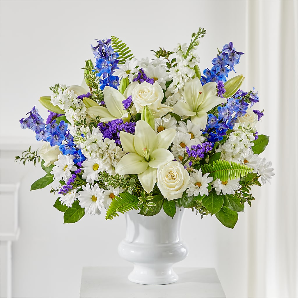 Expressions of Hope Urn Arrangement – The Asheville Florist, Swannanoa NC