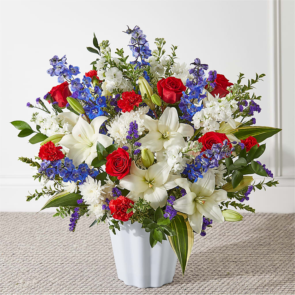 Consoled Floor Basket – The Asheville Florist, Swannanoa NC