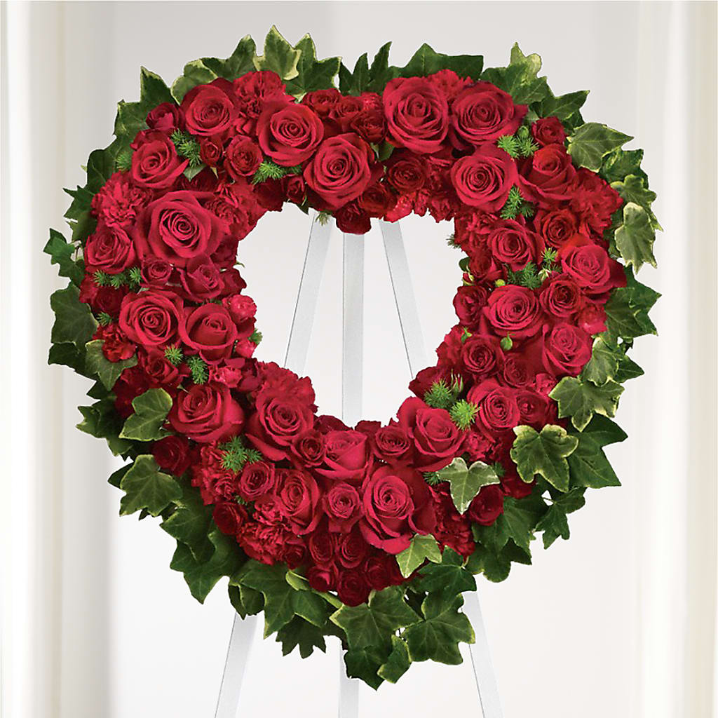 Wholehearted Standing Spray – The Asheville Florist, Swannanoa NC