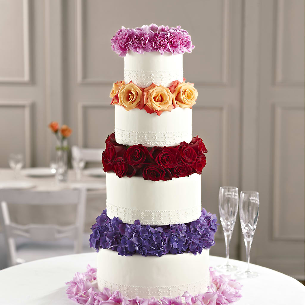 Infinite Love Cake Décor – The Asheville Florist, Swannanoa NC