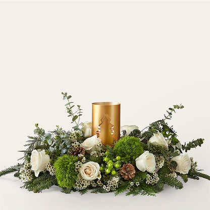 Chestnuts Roasting Centerpiece –  The Asheville Florist, Swannanoa NC