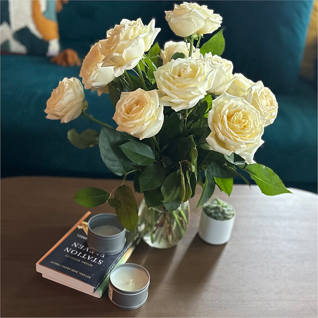 Long Stem Yellow Rose Bouquet –  The Asheville Florist, Swannanoa NC