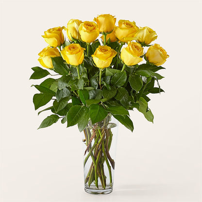 Long Stem Yellow Rose Bouquet –  The Asheville Florist, Swannanoa NC