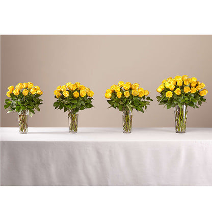 Long Stem Yellow Rose Bouquet –  The Asheville Florist, Swannanoa NC