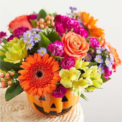 Tricks & Treats Pumpkin –  The Asheville Florist, Swannanoa NC