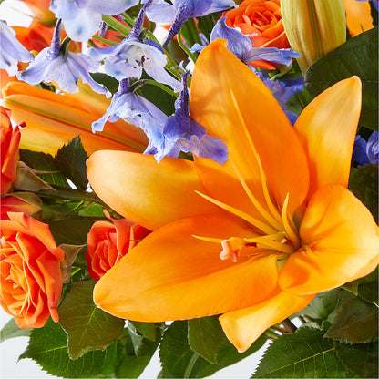 Radiant Citrus Bouquet –  The Asheville Florist, Swannanoa NC