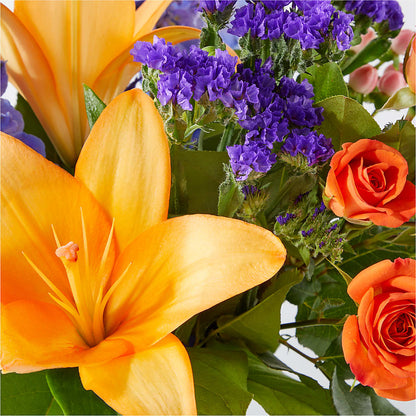 Radiant Citrus Bouquet –  The Asheville Florist, Swannanoa NC