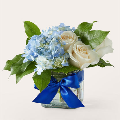 Sky Blue Delight Bouquet –  The Asheville Florist, Swannanoa NC