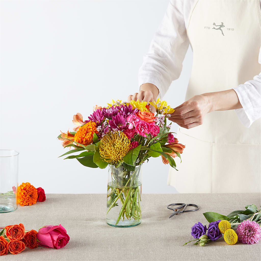 Feast of Color – A Florist Original –  The Asheville Florist, Swannanoa NC