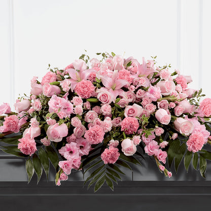 Garden of Comfort Casket Spray (Standard) –  The Asheville Florist, Swannanoa NC