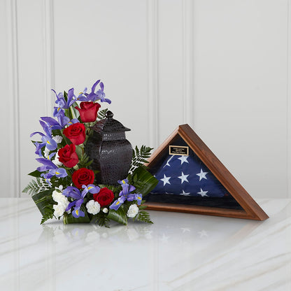 Patriotic Tribute Arrangement –  The Asheville Florist, Swannanoa NC