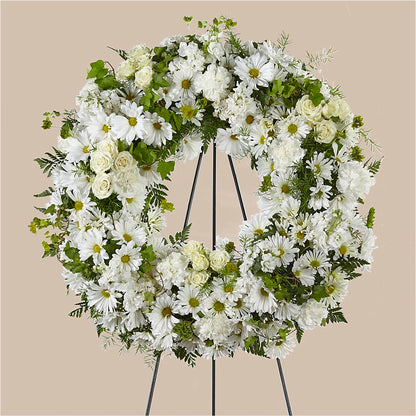 Faithful Wishes Wreath –  The Asheville Florist, Swannanoa NC