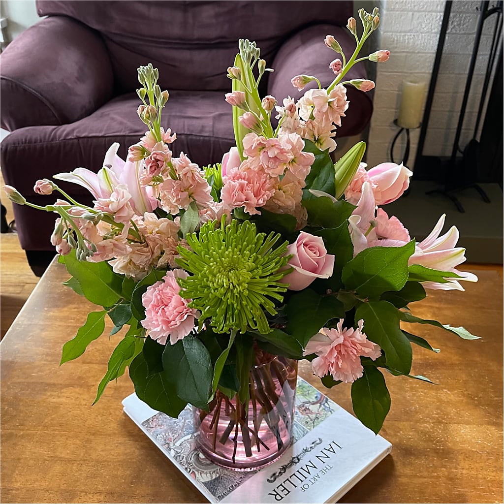 Pretty in Pink Bouquet –  The Asheville Florist, Swannanoa NC