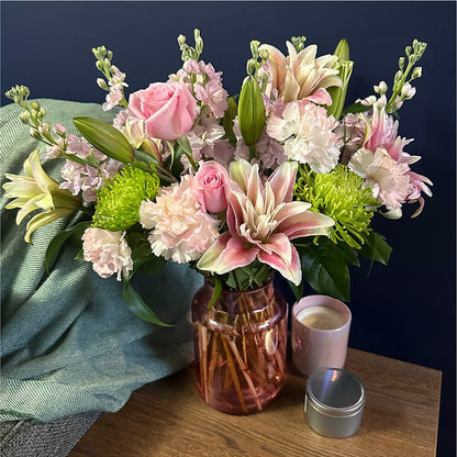 Pretty in Pink Bouquet –  The Asheville Florist, Swannanoa NC