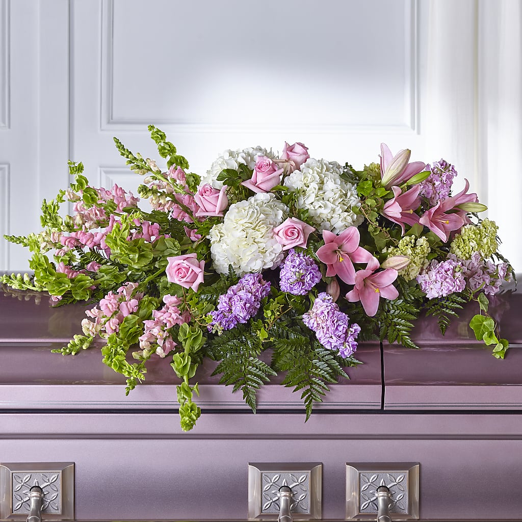 Life's Gratitude Casket Spray –  The Asheville Florist, Swannanoa NC