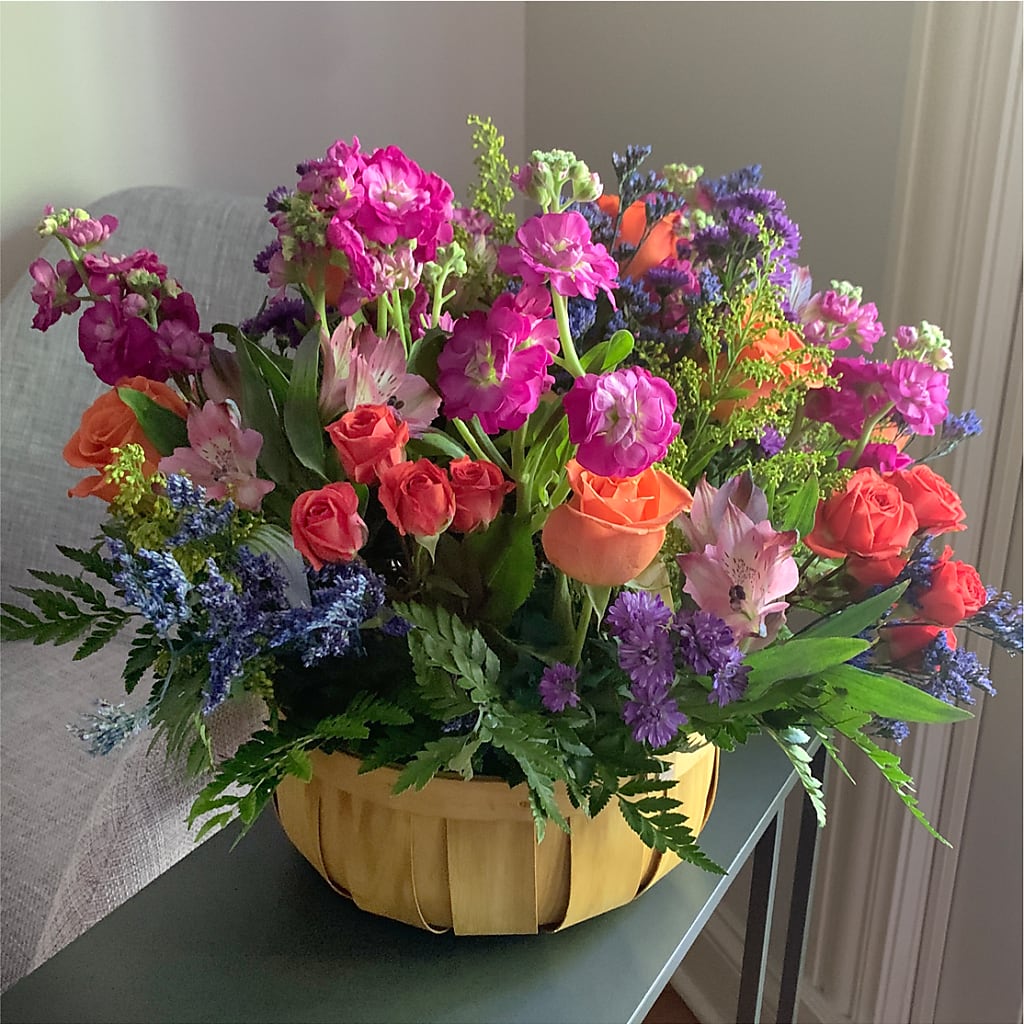 Garden of Life Basket –  The Asheville Florist, Swannanoa NC