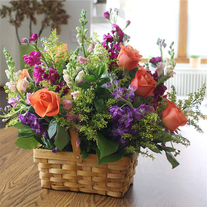 Garden of Life Basket –  The Asheville Florist, Swannanoa NC