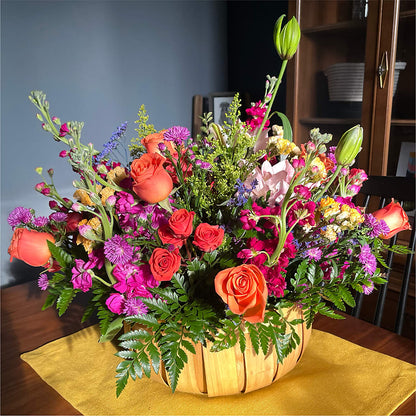 Garden of Life Basket –  The Asheville Florist, Swannanoa NC