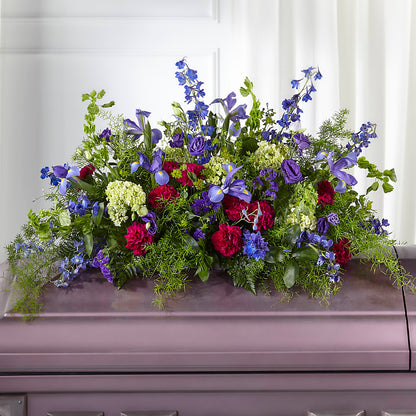 Always Treasured Casket Spray –  The Asheville Florist, Swannanoa NC