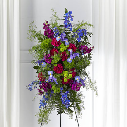 Heavenly Skies Standing Spray –  The Asheville Florist, Swannanoa NC