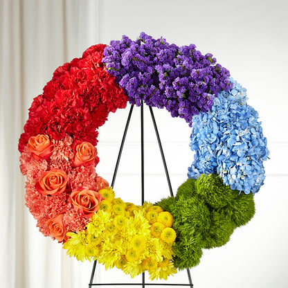 Circle of Love Wreath –  The Asheville Florist, Swannanoa NC