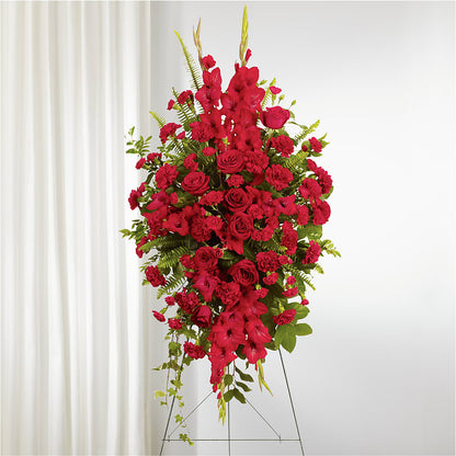 From the Heart Standing Spray –  The Asheville Florist, Swannanoa NC