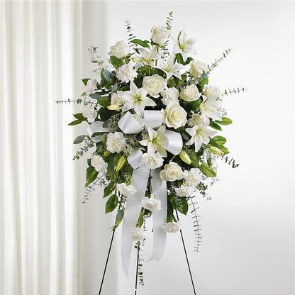 With Care Standing Spray –  The Asheville Florist, Swannanoa NC