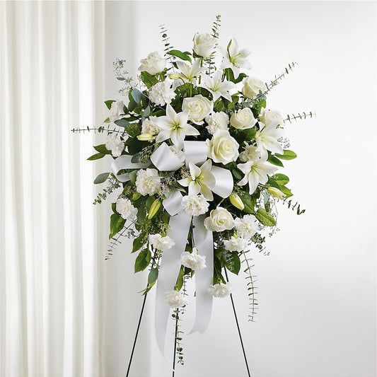 With Care Standing Spray –  The Asheville Florist, Swannanoa NC