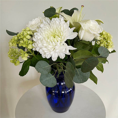 Snowy Dreams Bouquet –  The Asheville Florist, Swannanoa NC