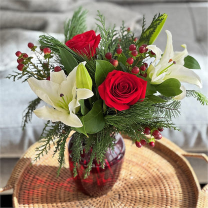 Evergreen Delight Bouquet –  The Asheville Florist, Swannanoa NC