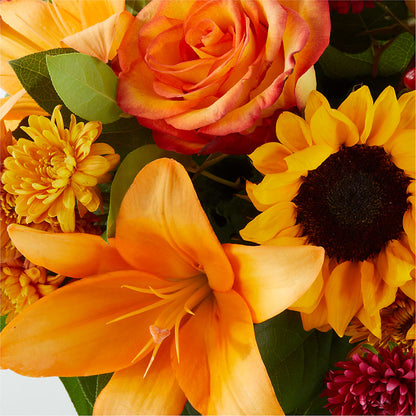 Grateful Centerpiece –  The Asheville Florist, Swannanoa NC