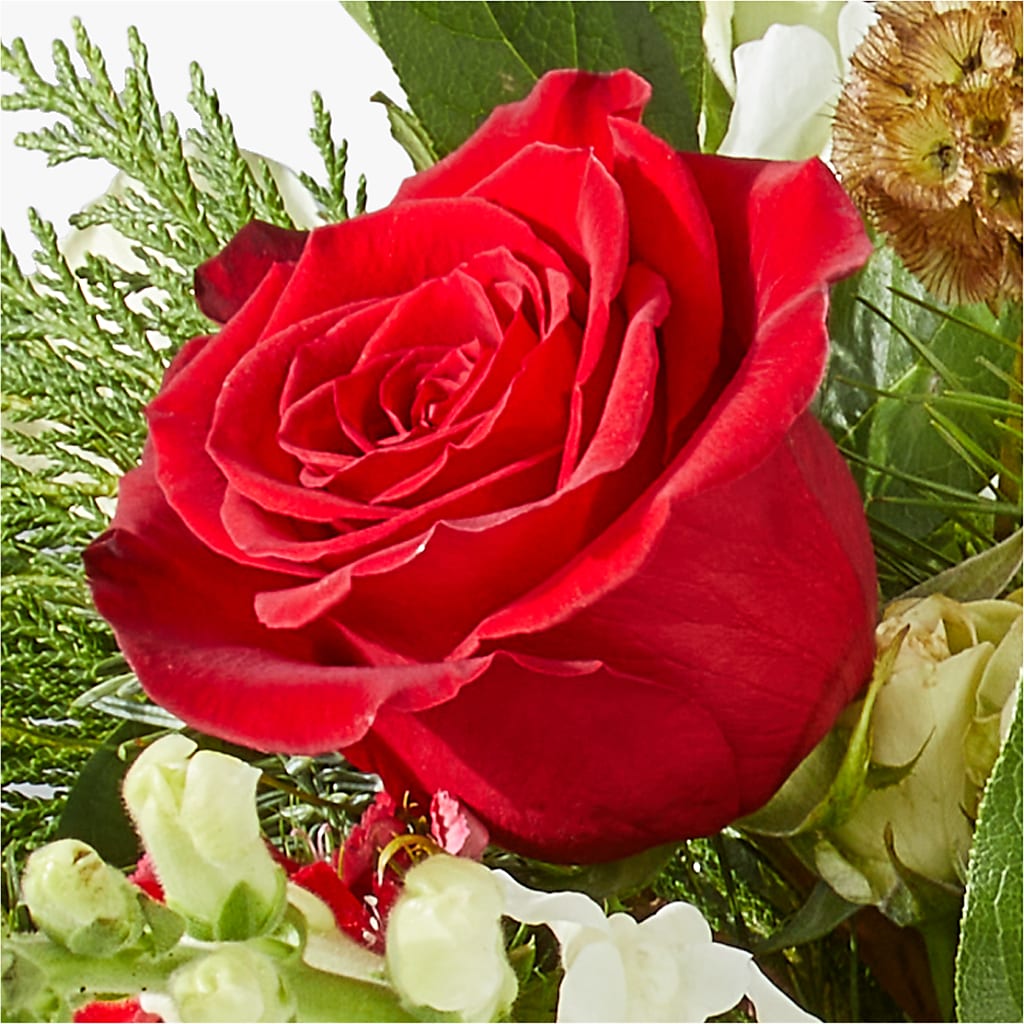 Deck the Halls Bouquet –  The Asheville Florist, Swannanoa NC