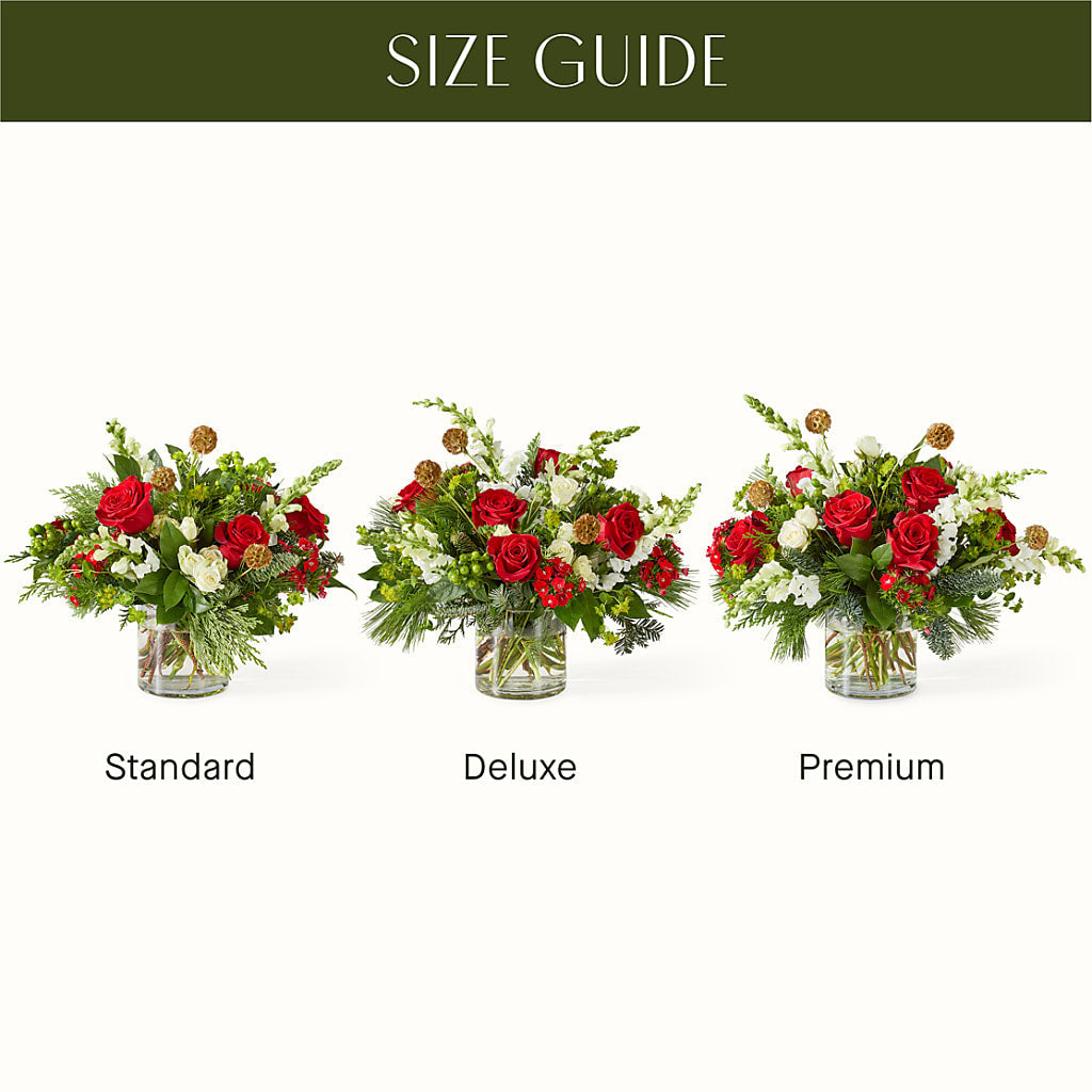 Deck the Halls Bouquet –  The Asheville Florist, Swannanoa NC