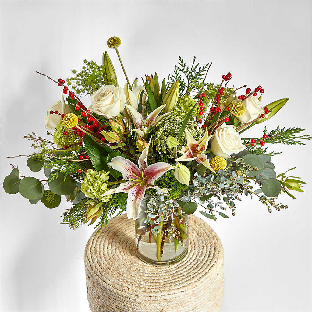 Berry & Bright Bouquet –  The Asheville Florist, Swannanoa NC